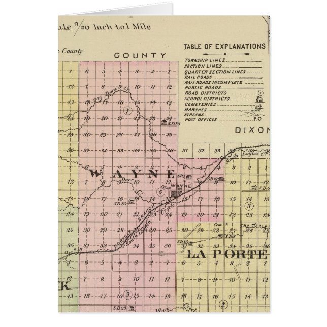 Wayne County, Nebraska (Front)