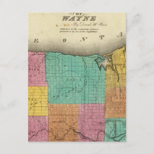 Wayne County Postcard