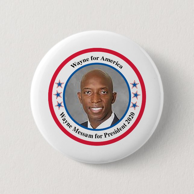 Wayne Messam 6 Cm Round Badge (Front)