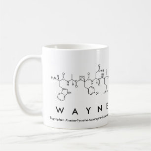 Wayne peptide name mug