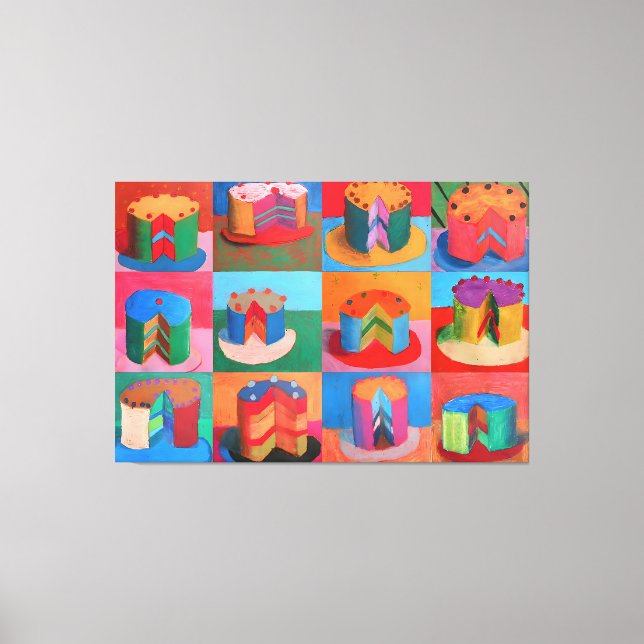 Wayne Thiebaud art Canvas Print (Front)