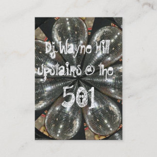 Waynes Oct flyer - Customised Business Card