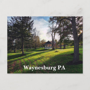 Waynesburg PA Postcard