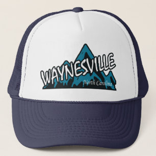 Waynesville North Carolina Mountains Trucker Hat
