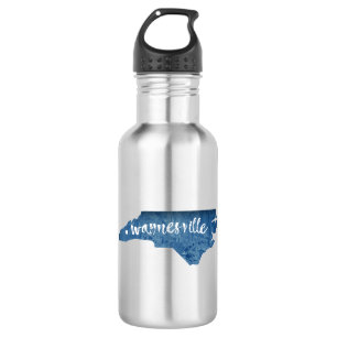 Waynesville North Carolina Wood Grain 532 Ml Water Bottle