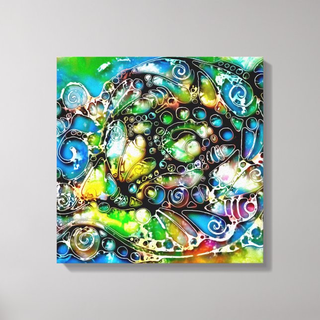 Ways Of Life - Neurographic Art 7 Canvas Print (Front)