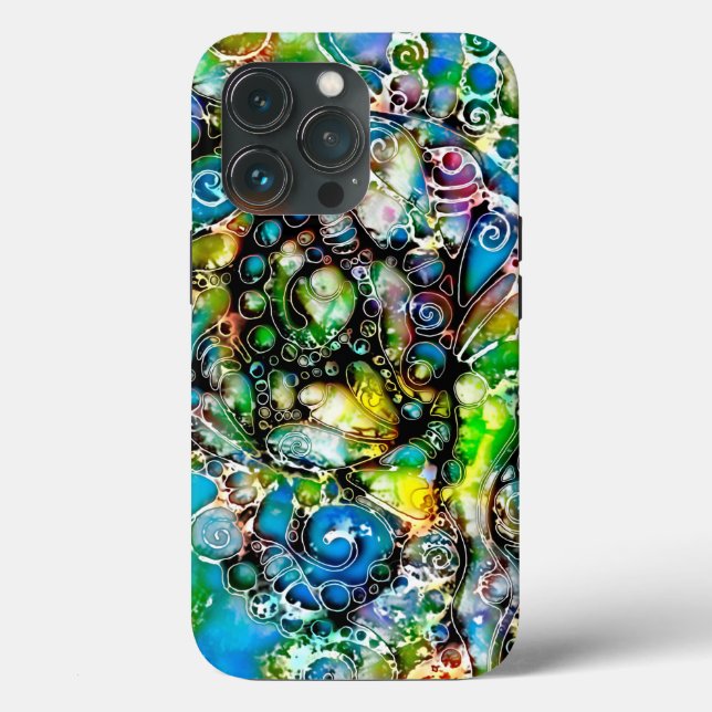 Ways Of Life - Neurographic Art 7 Case-Mate iPhone Case (Back)