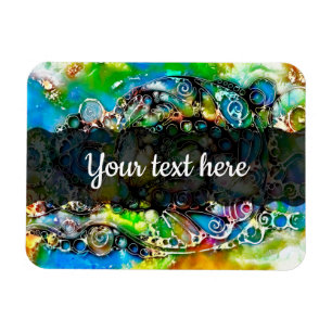 Ways Of Life - Neurographic Art 7 Magnet