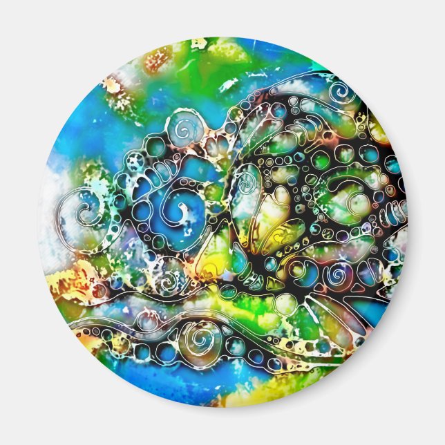 Ways Of Life - Neurographic Art 7 Magnet (Front)