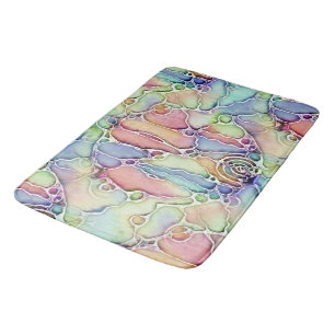Ways Of Life - Neurographic Art Pattern 1 Bath Mat
