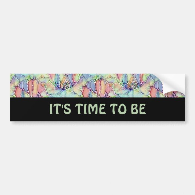 Ways Of Life - Neurographic Art Pattern 1 Bumper Sticker (Front)