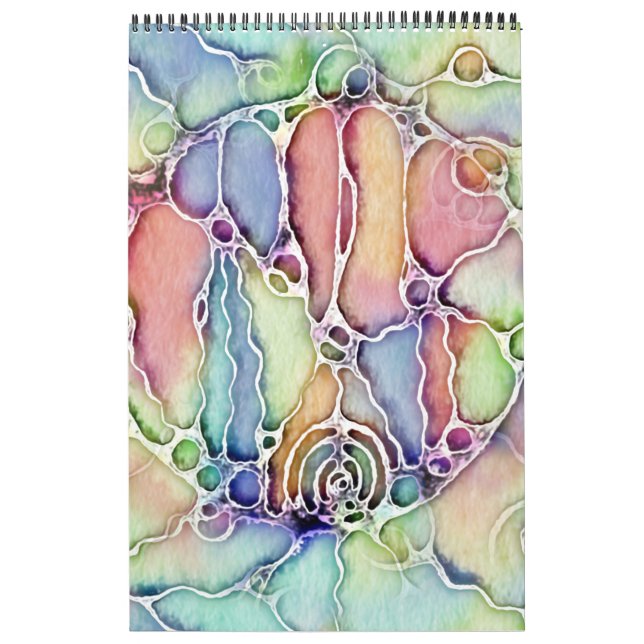 Ways Of Life - Neurographic Art Pattern 1 Calendar (Cover)