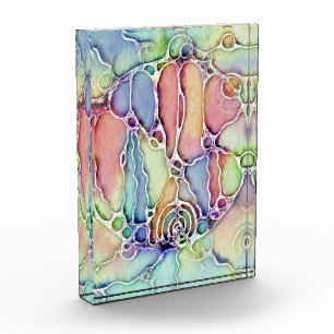 Ways Of Life - Neurographic Art Pattern 1 Photo Block
