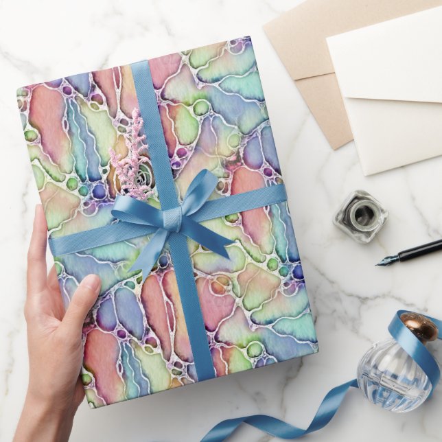Ways Of Life - Neurographic Art Pattern 1 Wrapping Paper (Gifting)