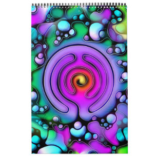 Ways Of Life - Neurographic Art Pattern 2 Calendar