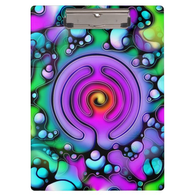 Ways Of Life - Neurographic Art Pattern 2 Clipboard (Front)