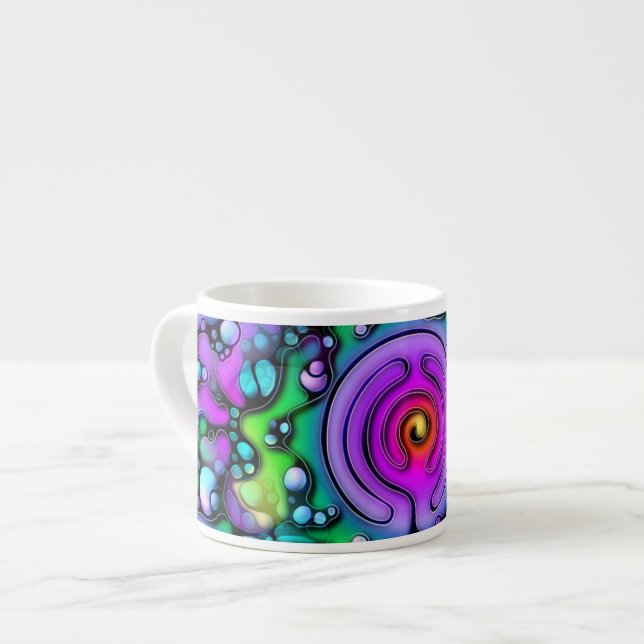 Ways Of Life - Neurographic Art Pattern 2 Espresso Cup (Front Left)