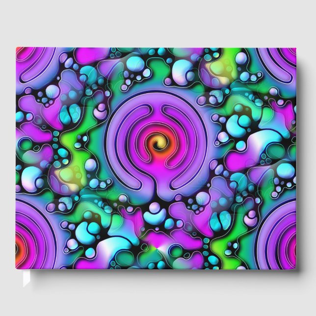 Ways Of Life - Neurographic Art Pattern 2 Guest Book (Front)