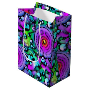 Ways Of Life - Neurographic Art Pattern 2 Medium Gift Bag