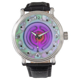 Ways Of Life - Neurographic Art Pattern 2 Watch