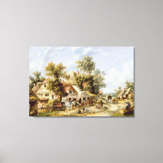 Wayside Inn Canvas Print (Front)