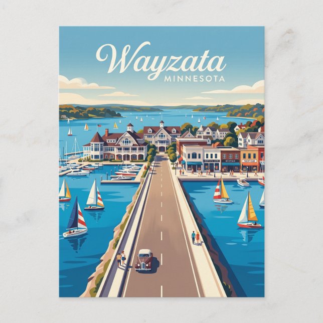 Wayzata USA Postcard (Front)