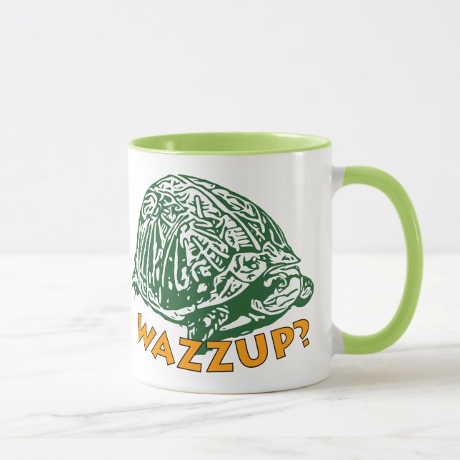 Wazzup - 11 oz Ringer Mug (Right)