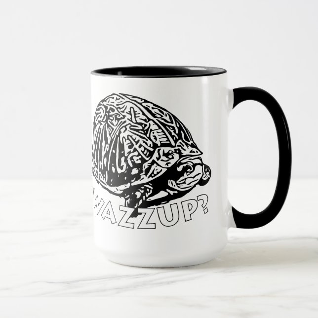 Wazzup - 15 oz Ringer Mug (Right)