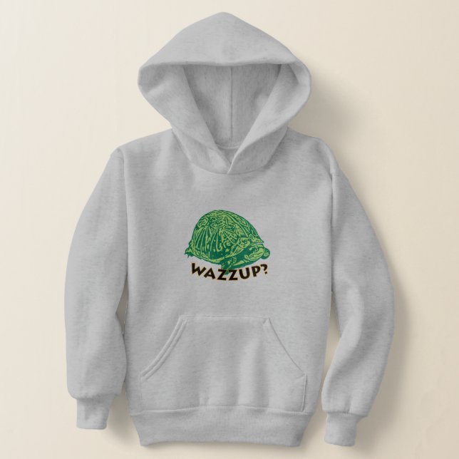 Wazzup - Kids' Pullover Hoodie (Laydown)