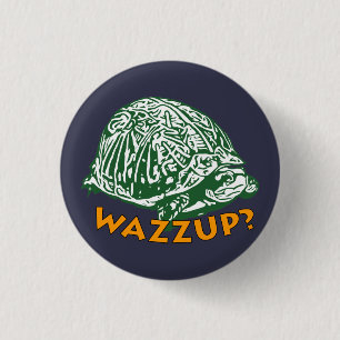 Wazzup - Small, 1¼ Inch Round Button