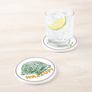 Wazzup - Turtle Sandstone Drink Coaster