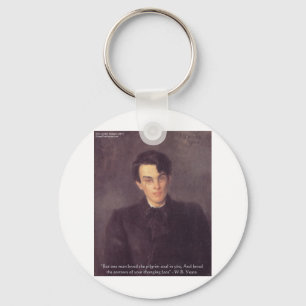 WB Yeats "Pilgrim Soul" Love Quote Gifts & Cards Key Ring