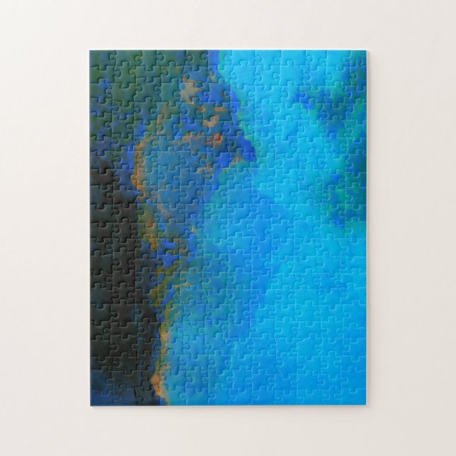 Wc Piguenit - Mount Kosciusko (modified by Mark Pe Jigsaw Puzzle (Vertical)