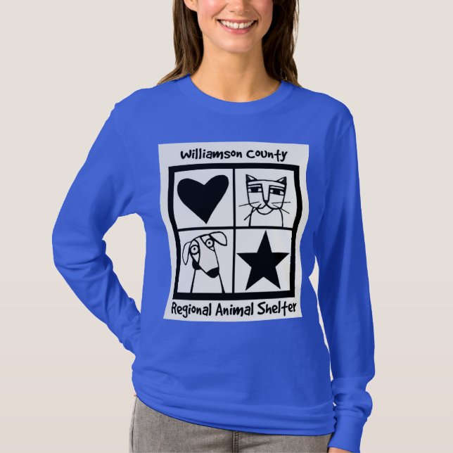 WCRAS Staff Long-Sleeve Shirt Blue (Front)