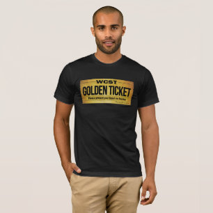 WCST GOLDEN TICKET  Men's Basic American Apparel T-Shirt