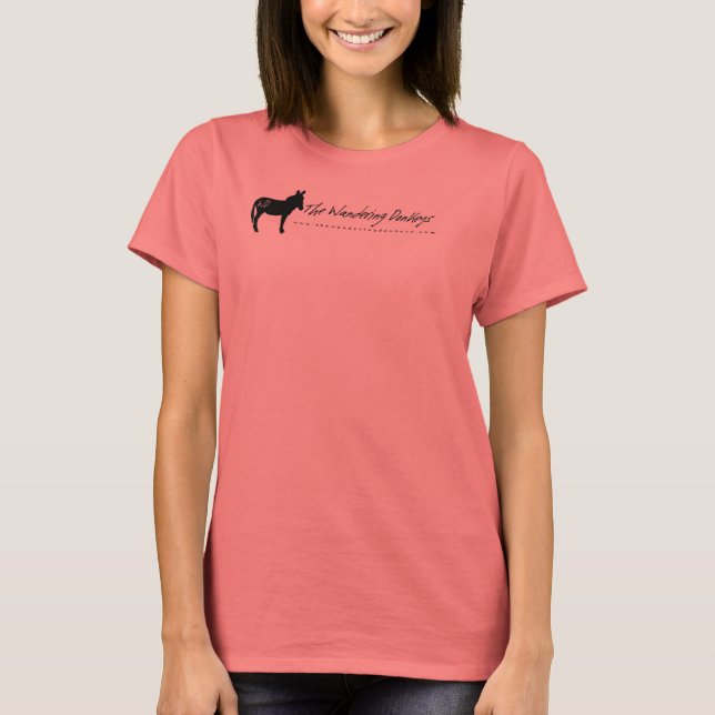 WD Logo Womens Racer Back T Shirt Burnt Sugar L (Front)