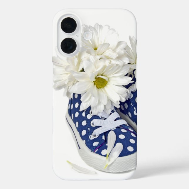 wDaisy Bouquet In Sneakers Case-Mate iPhone Case (Back)