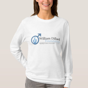 WDF Womens Fitted Long Sleeve (White) T-Shirt