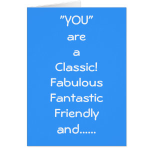 WE AGREE U R FAB AT FORTY