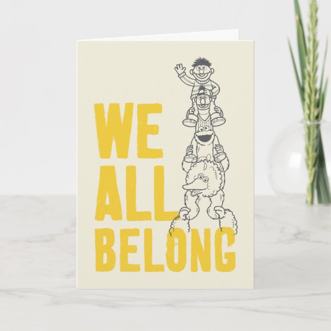 We All Belong Card (Front)