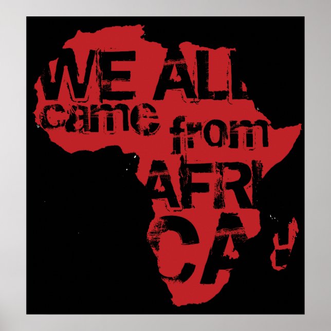 WE ALL CAME FROM AFRICA 2 POSTER (Front)