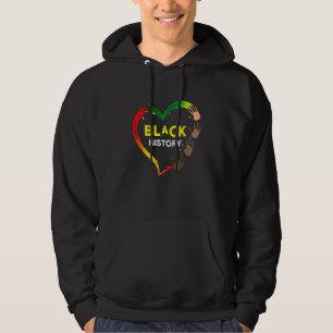 We All Have The Same Heart Women Kids Black Histor Hoodie