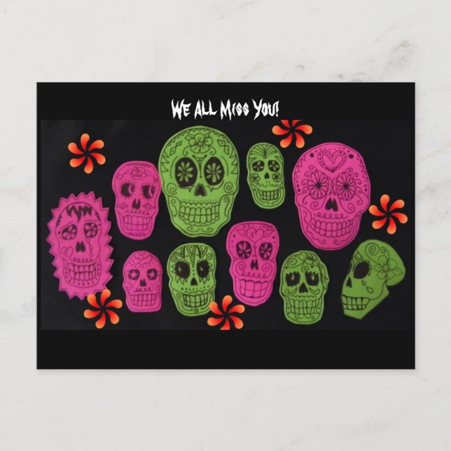 We All Miss You! Postcard (Front)