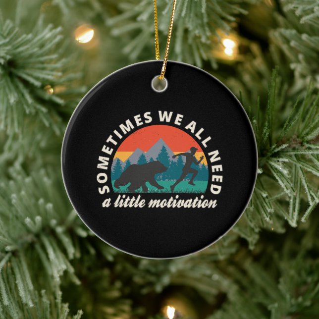  We All Need A Little Motivation Fun Ceramic Tree Decoration (Tree)