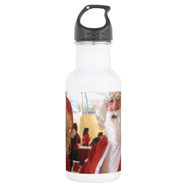 WE ALL NEED LOVE SANTA Hohoho!.jpg 532 Ml Water Bottle (Front)