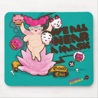 We all wear a mask mouse pad