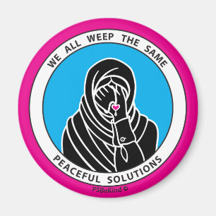 We All Weep The Same 3 Pink_2.25” Magnet_ Magnet