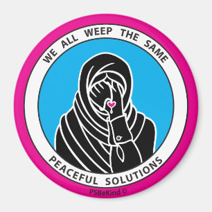 We All Weep The Same 3 Pink_3” Magnet