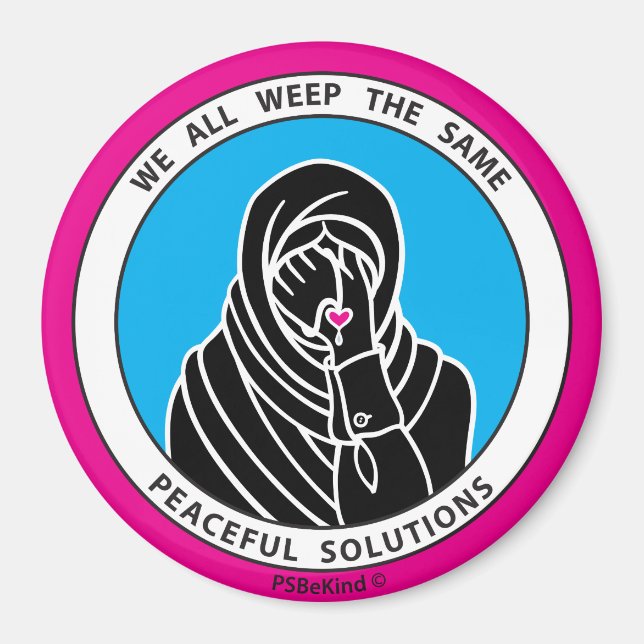 We All Weep The Same 3 Pink_3” Magnet (Front)