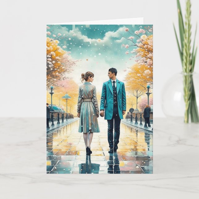 We Almost Didn't Meet | Romantic Art  Card (Front)